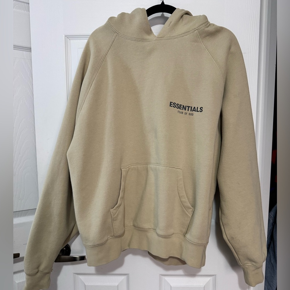 Fear of God Essentials Taupe Hoodie